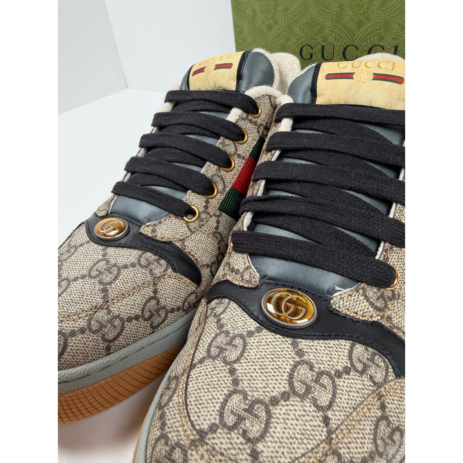 Size 7.5US - Gucci Screener Low Top NEW
