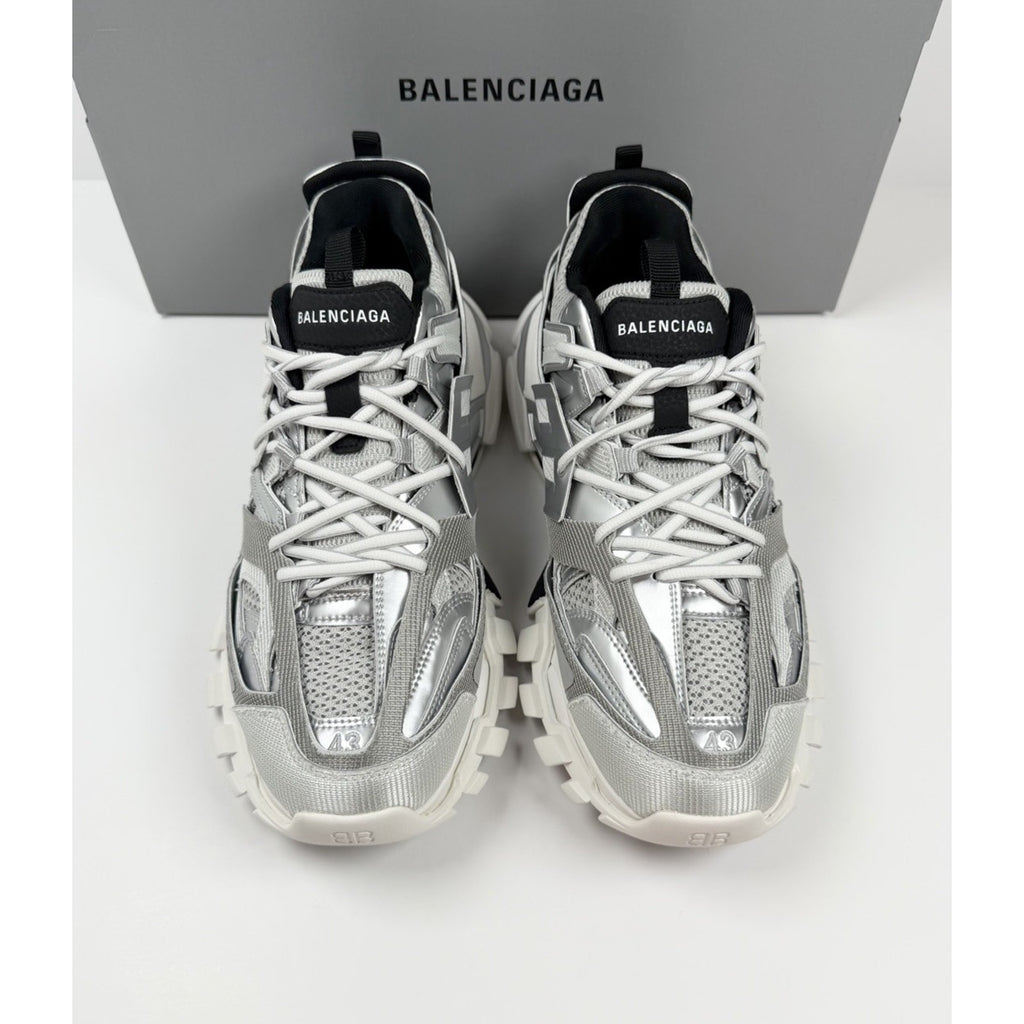 Size 43EU/10US - Balenciaga Track Metallic Silver NEW