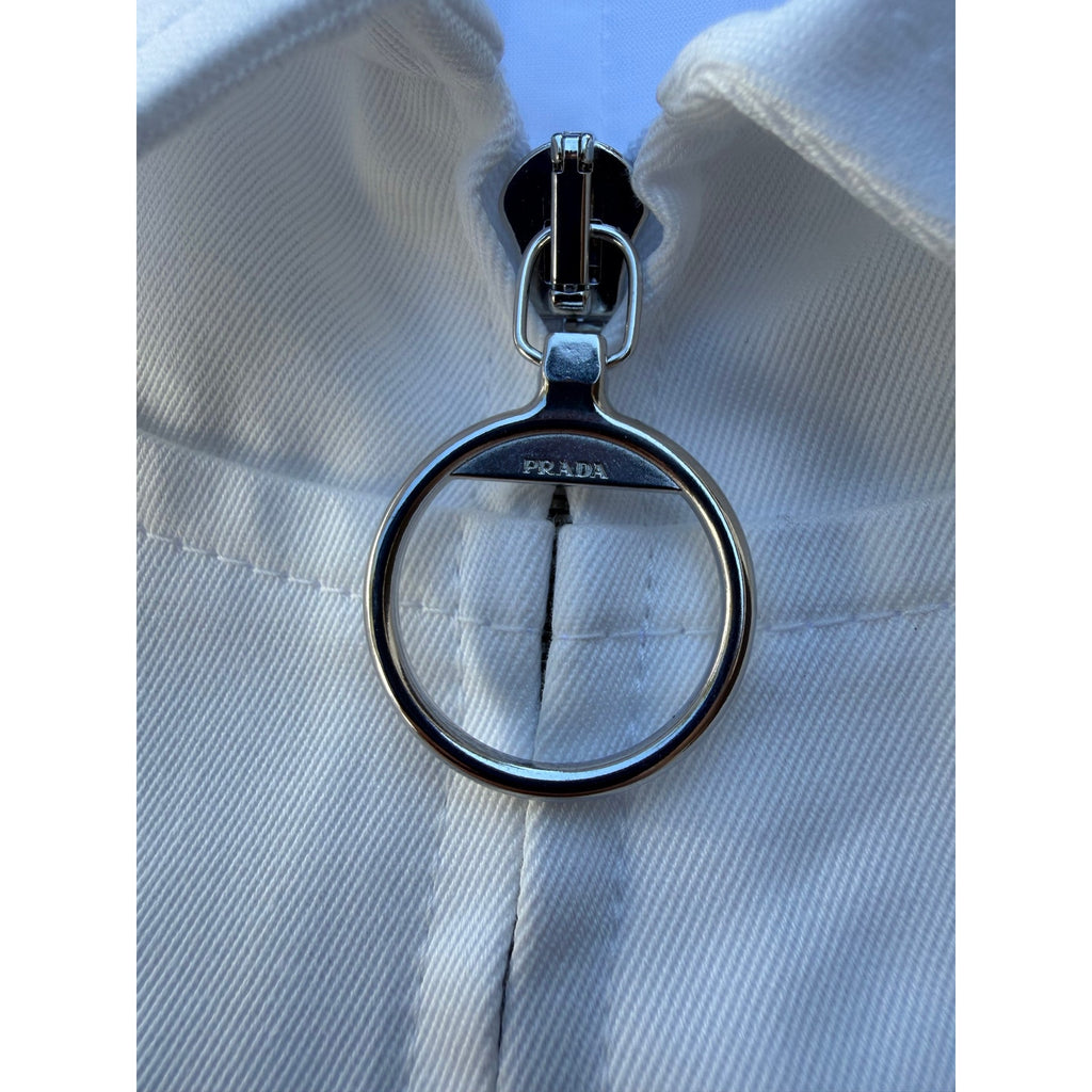 Size 40/US size 4 (S) - Prada Chino Zip Mini Shift Dress NEW