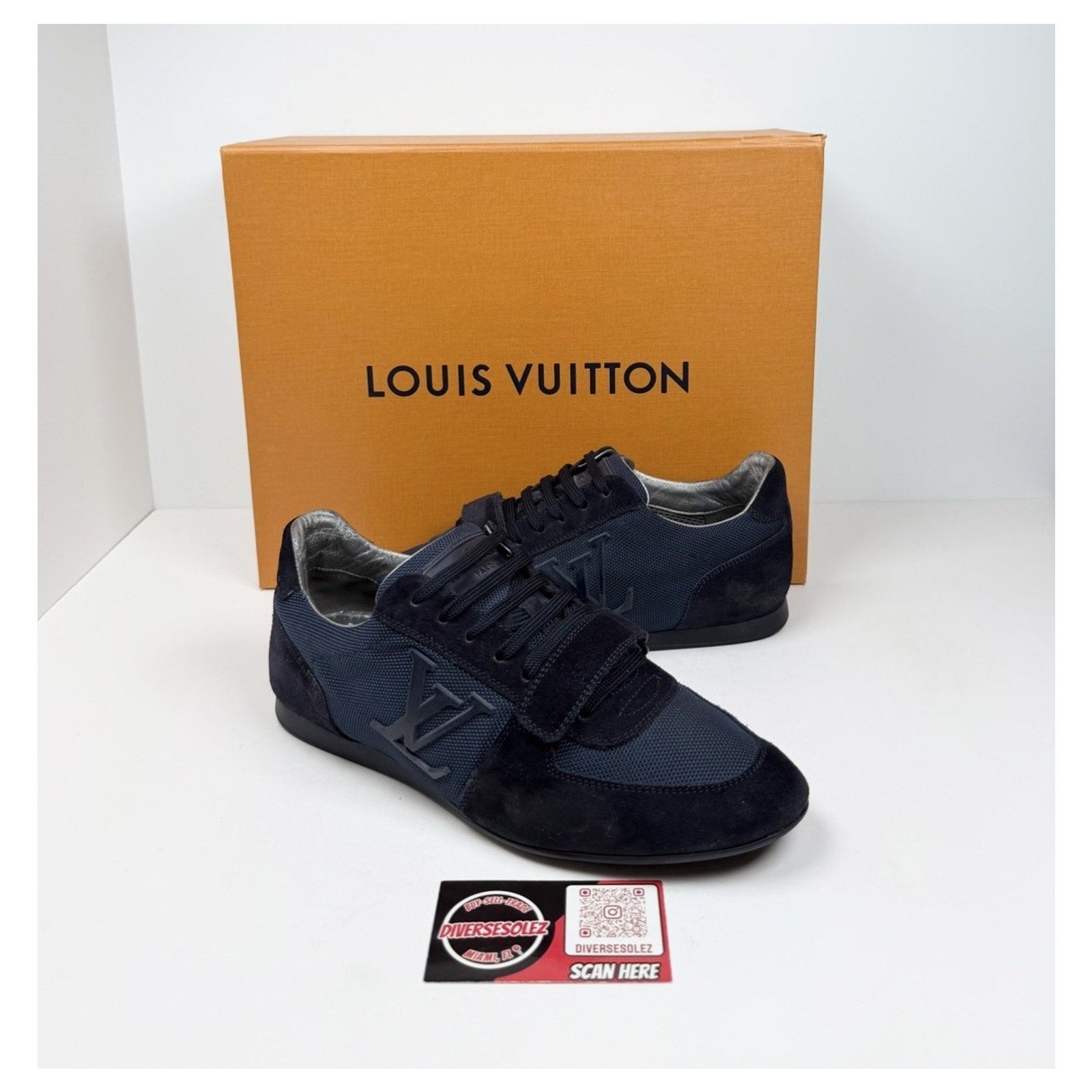 Size 6LV/7US - Louis Vuitton Stardust Strap Blue Suede