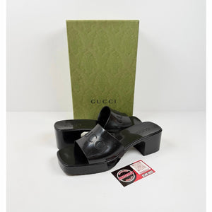 Size 40EU/10W - Gucci Rubber Platform Sandals