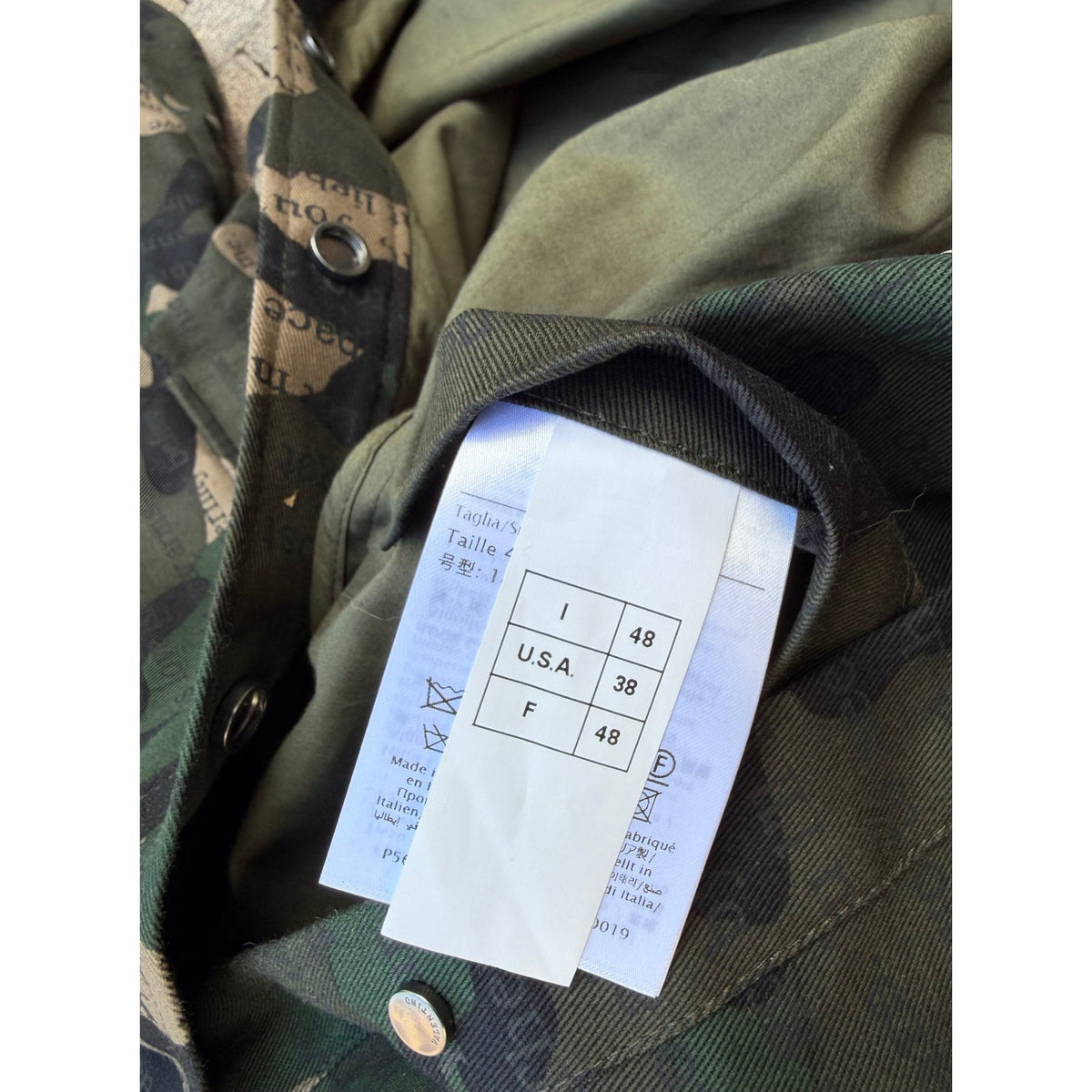 Valentino Garavani Camo Shirt Jacket NEW Size M/US38