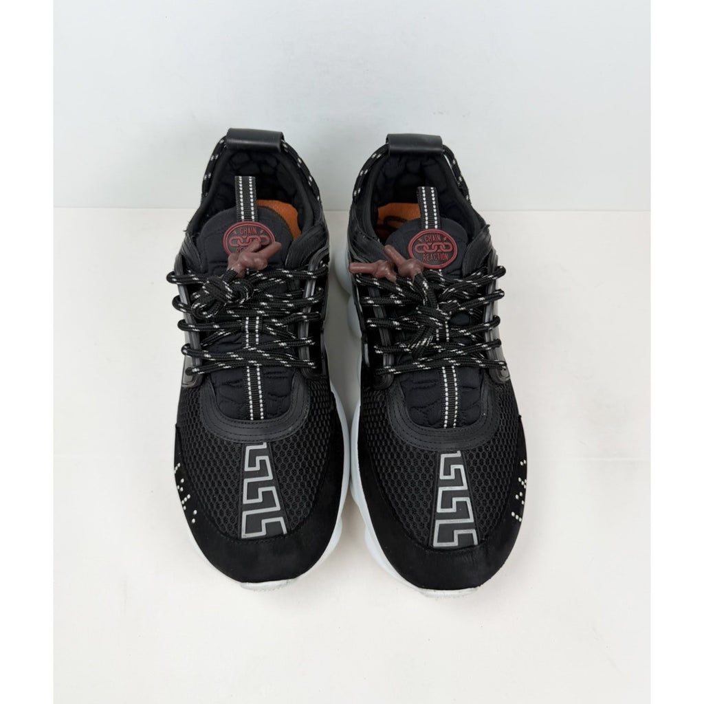 Size 45EU/12US - Versace Chain Reaction Black White