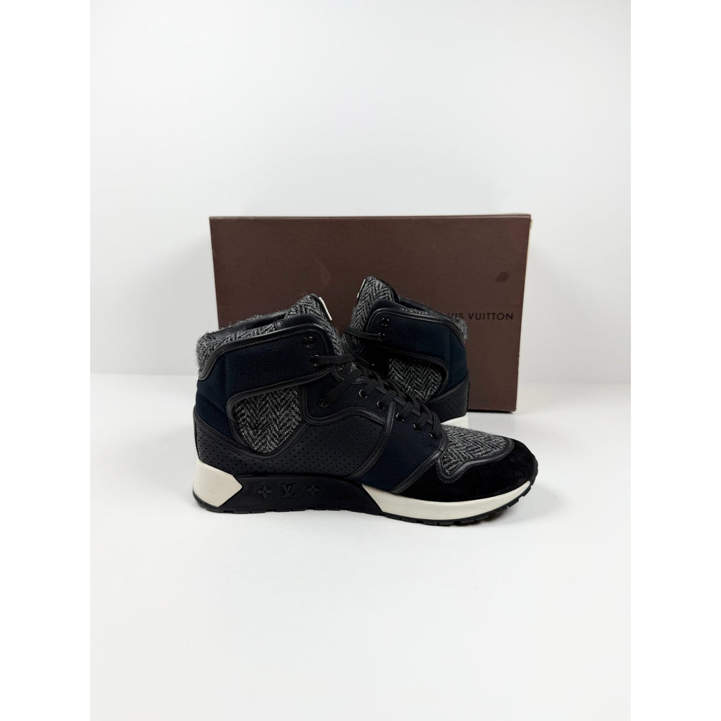 Size 6.5UK/7.5US - Louis Vuitton Black Grey High Top