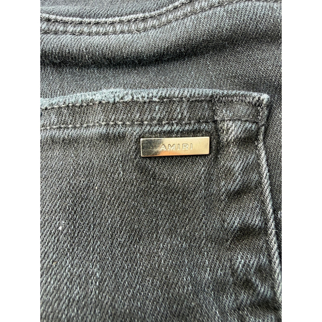 Size 32 - Amiri patch black jeans