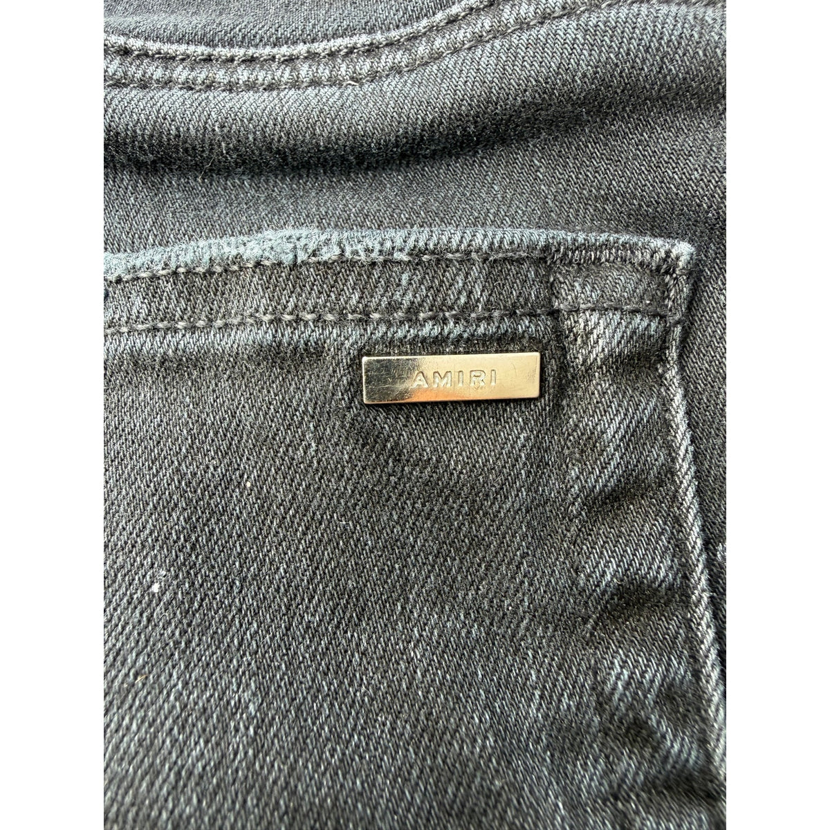 Size 32 - Amiri patch black jeans