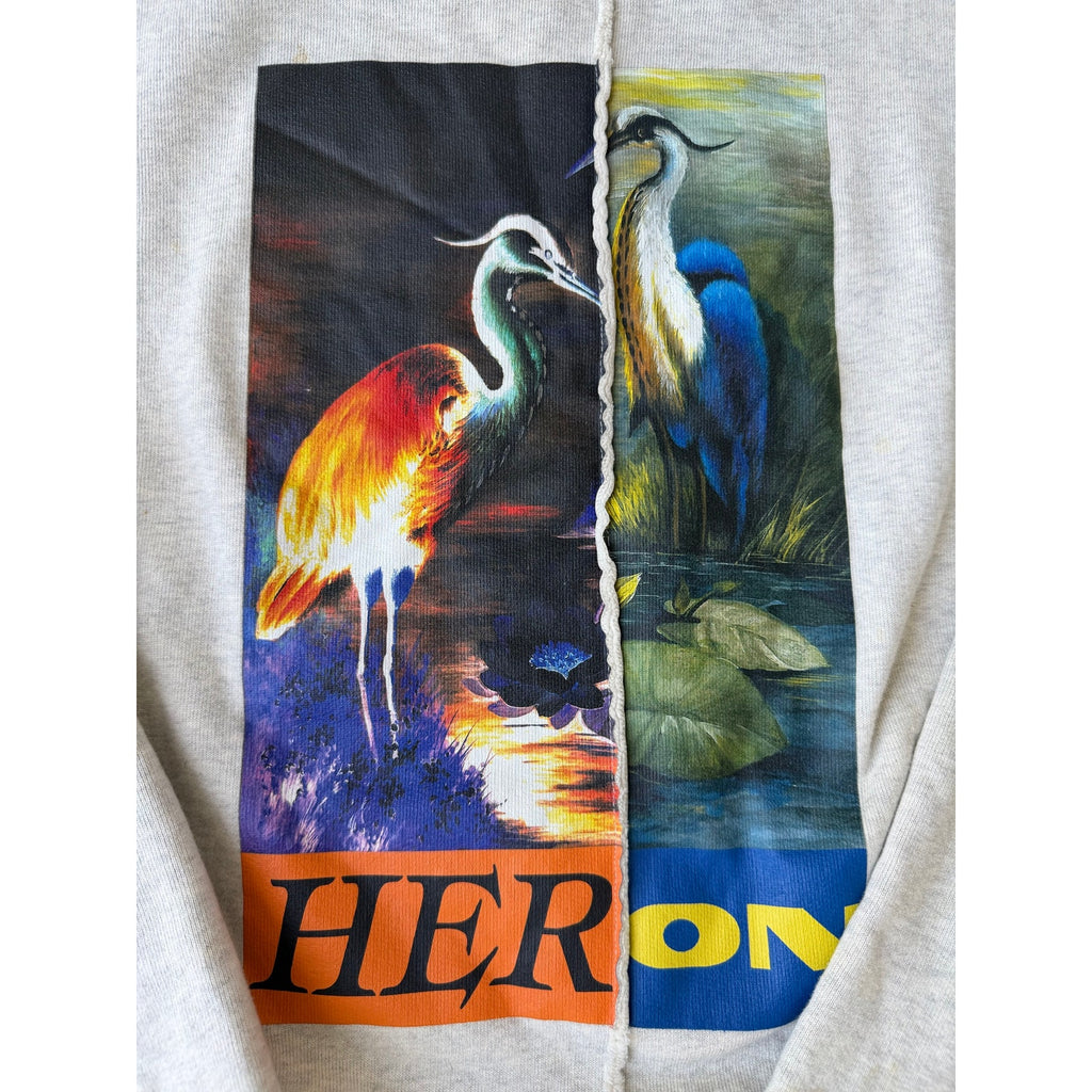 Size XL - Heron Preston Split Herons Crewneck