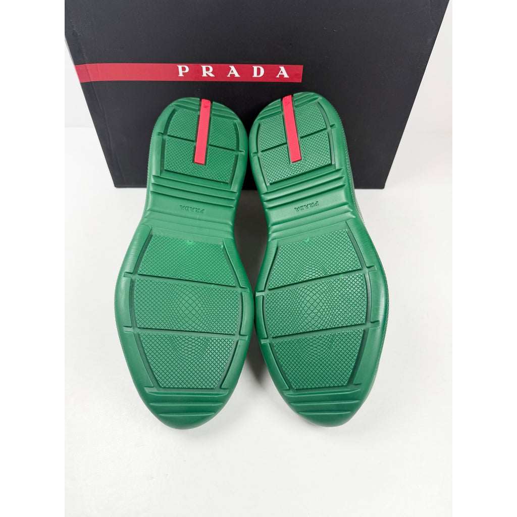 Size 13UK/14US - Prada Americas Cup Rubber Green NEW