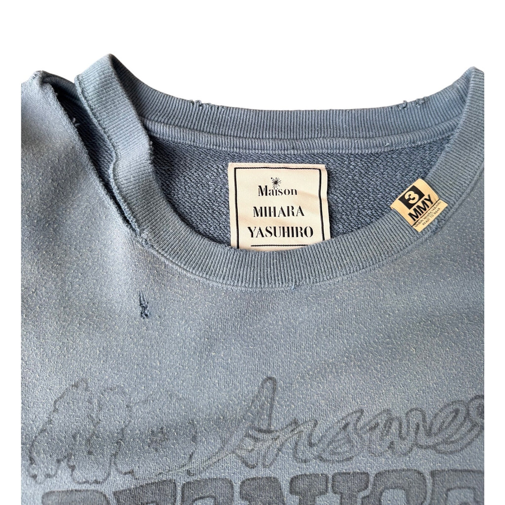 Size XL - Maison Mihara Yasuhiro Distressed Look Crewneck