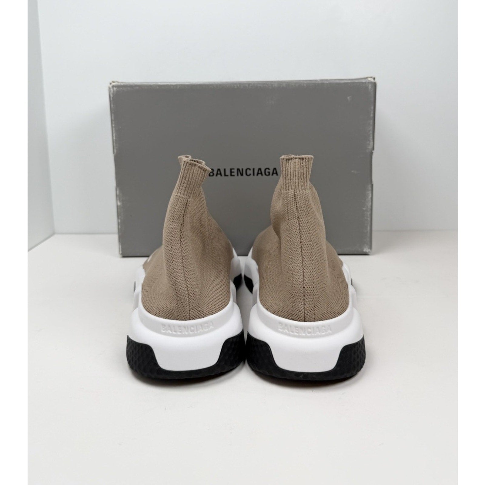 Size 41EU/8US - Balenciaga Speed Trainer Beige NEW