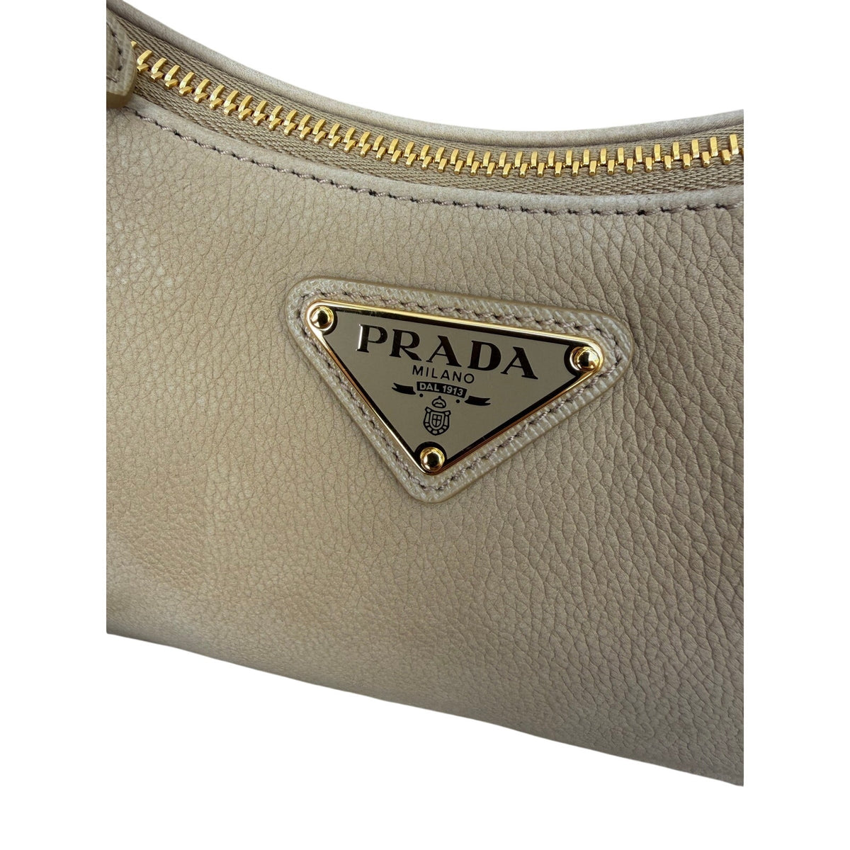 Prada Re-Edition 2005 nubuck & Saffiano leather mini-bag NEW