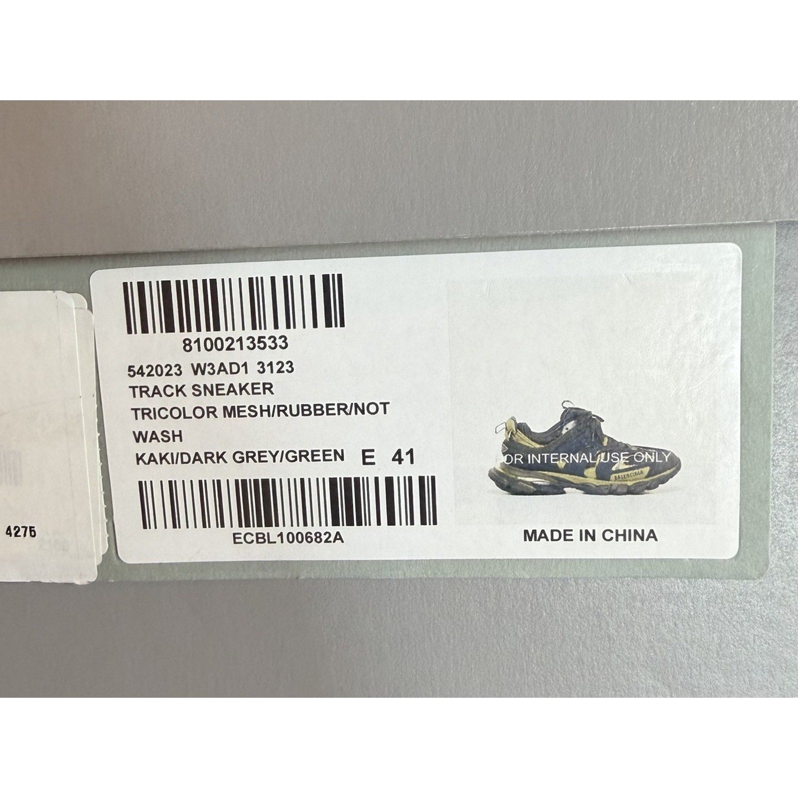 Size 41EU/8US - Balenciaga Track Green NEW
