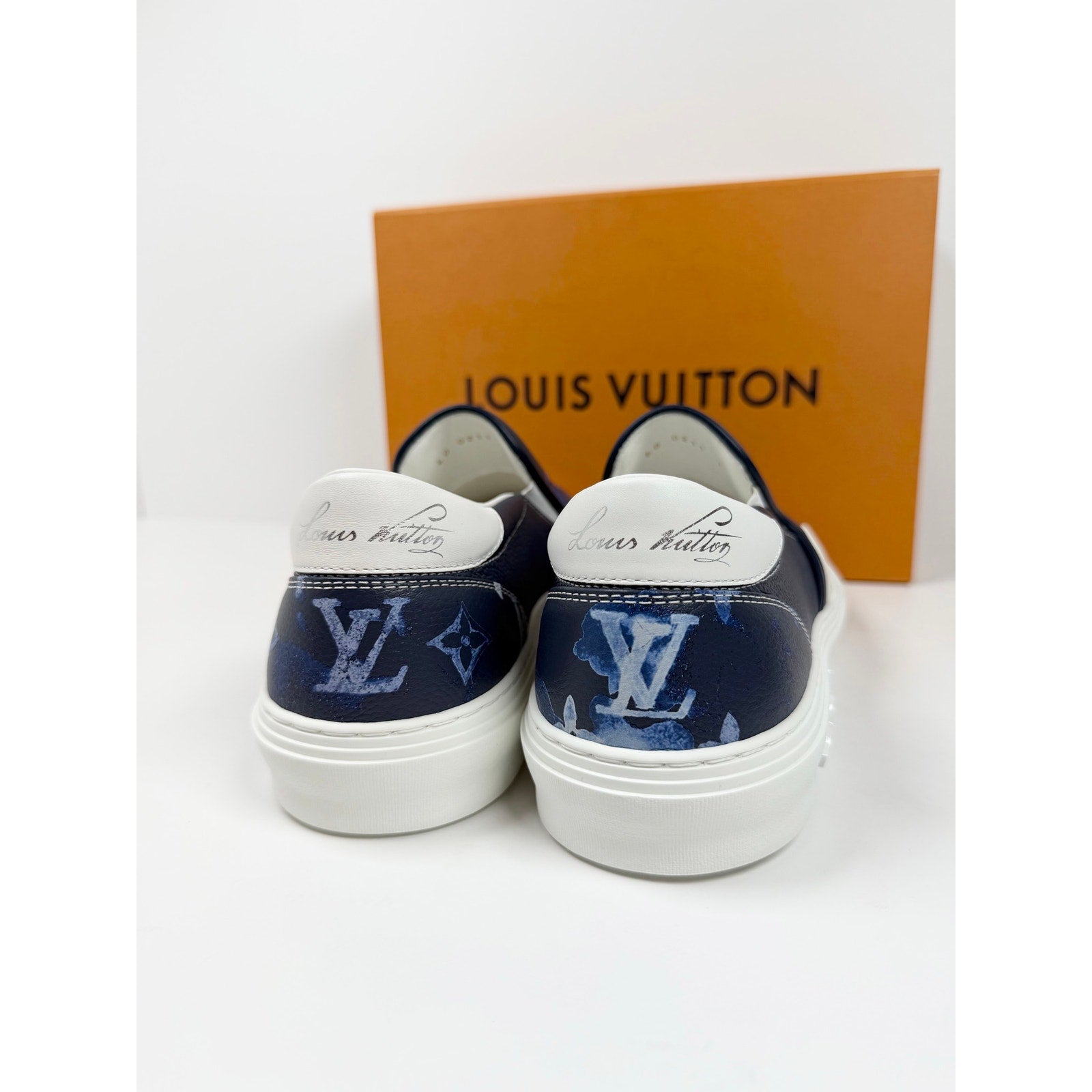 Size 7LV/8US - Louis Vuitton Ollie Watercolor Slip On NEW