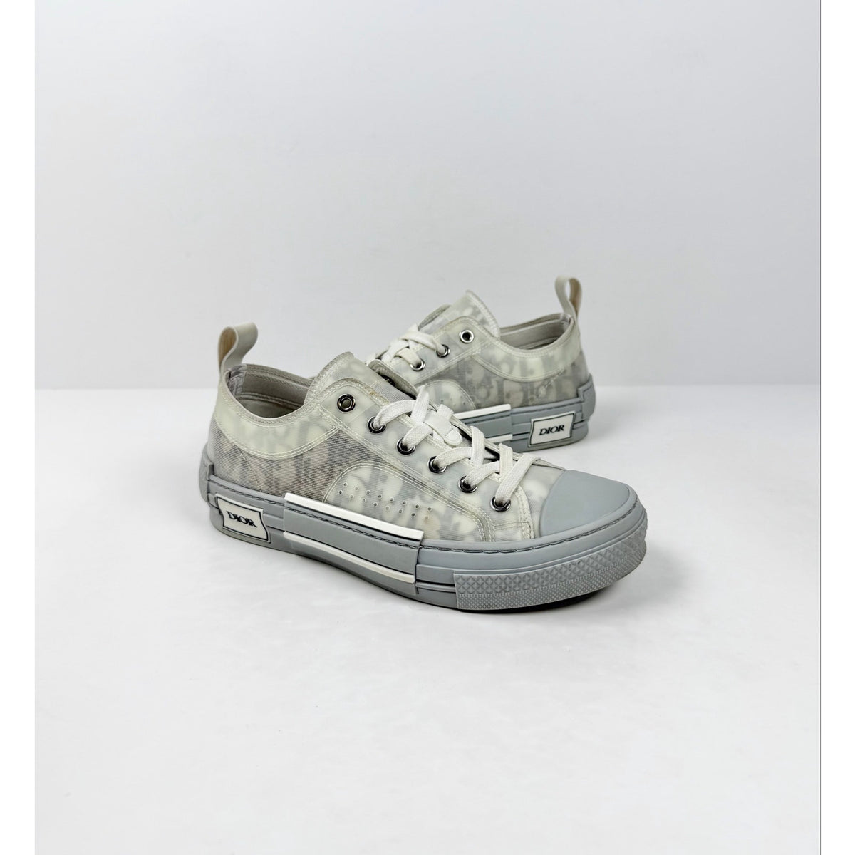 Size 37/7 - Dior B23 Oblique Low Top Womens