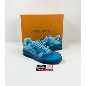 Size 7LV/8US - Louis Vuitton Transparent Blue Trainer NEW