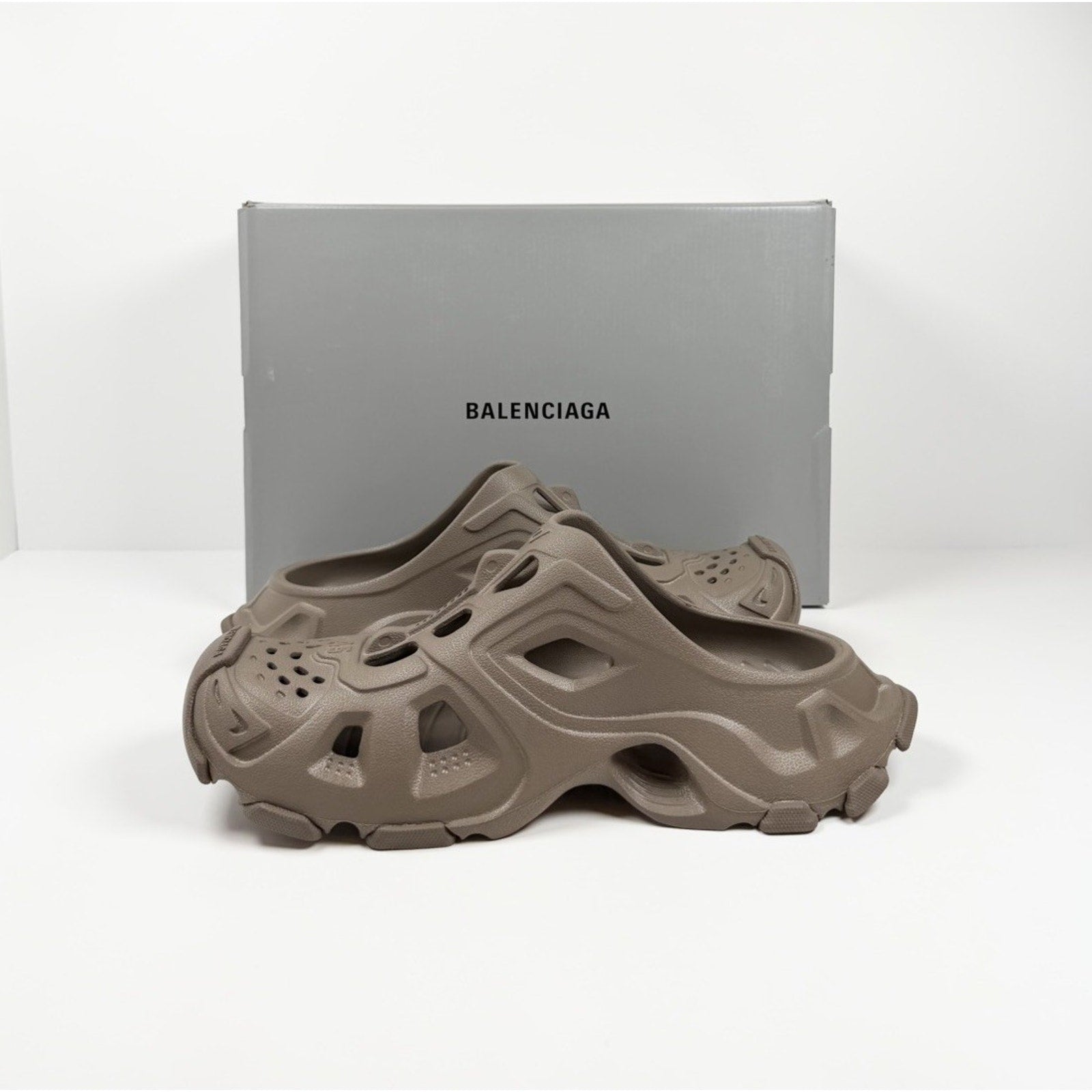 Size 45EU/12US - Balenciaga HD Mule Slip On Taupe NEW!