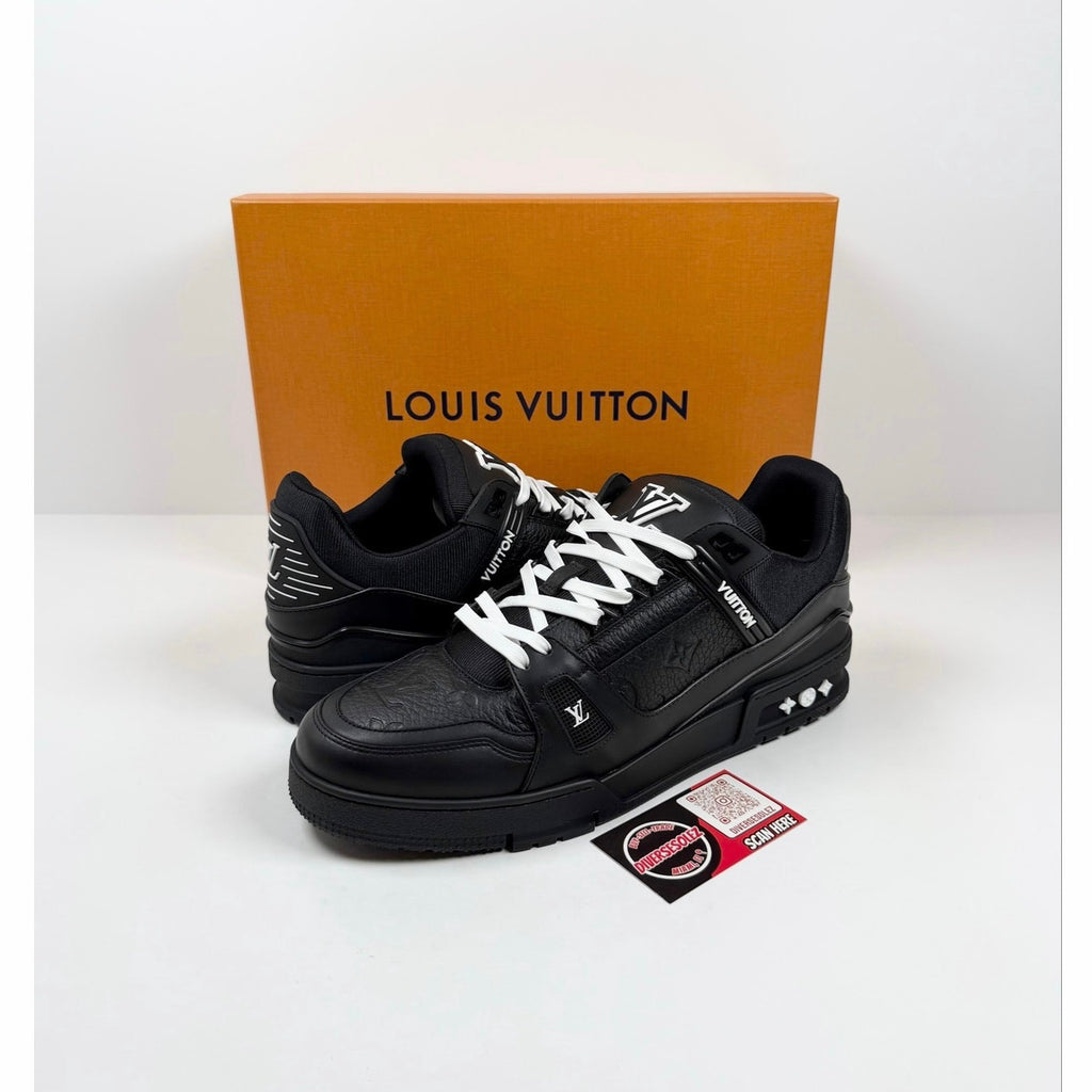 Size 10LV/11.5US - Louis Vuitton Trainer Black NEW