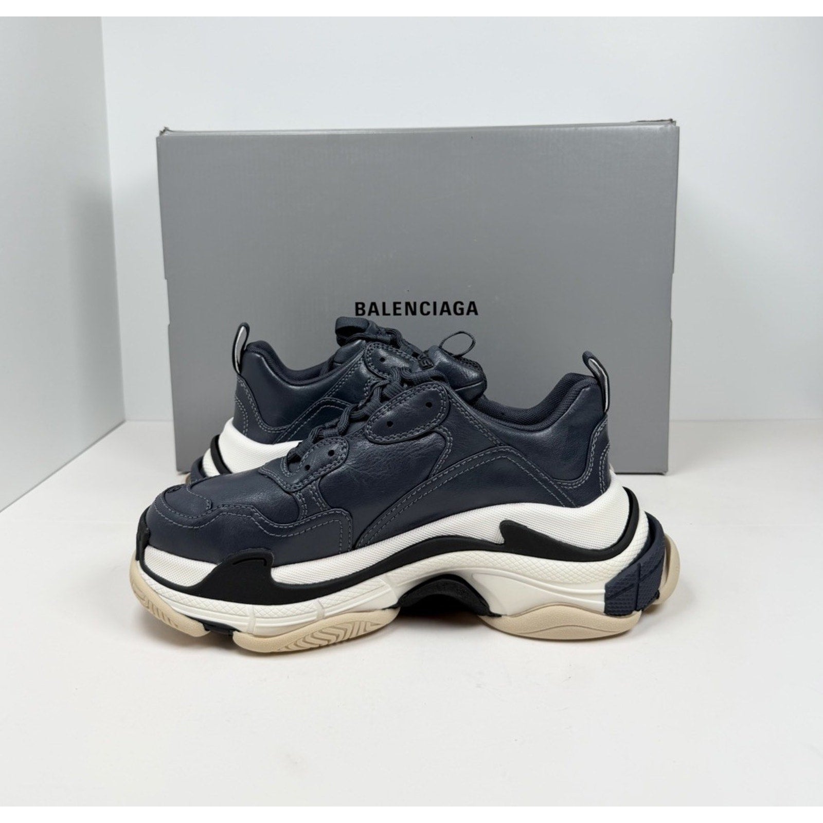 Size 39EU/6US - Balenciaga Triple S Stone Blue NEW