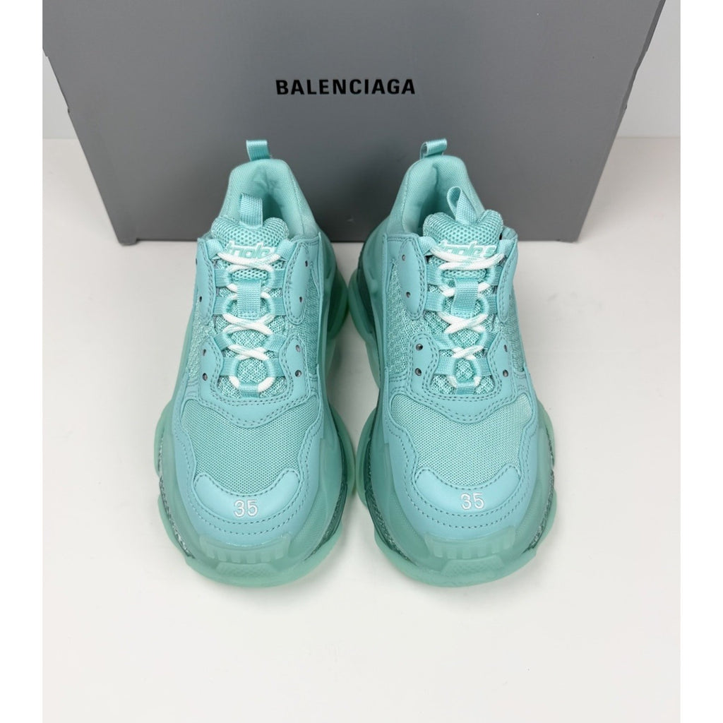 Size 35EU/5W - Balenciaga Triple S Turquoise NEW