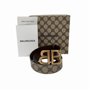 Balenciaga BB Monogram Belt Women’s Size 90 NEW!