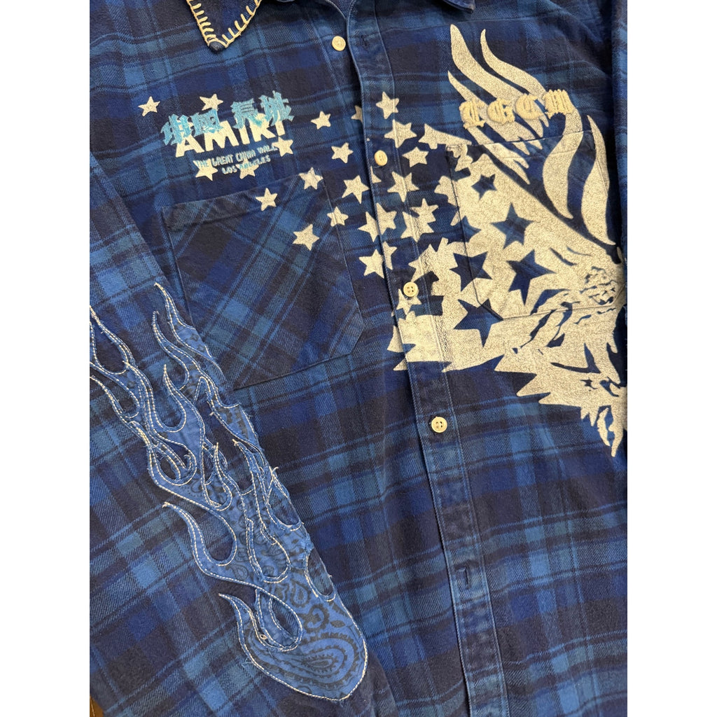 Size 2XL - Amiri Long Sleeve Button Down Flannel