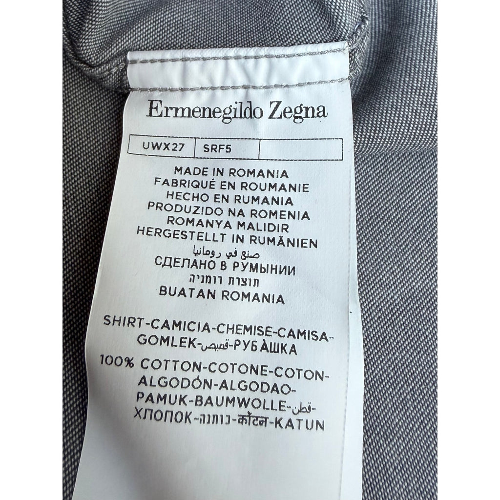 Size XL - Ermenegildo Zegna button up long sleeve