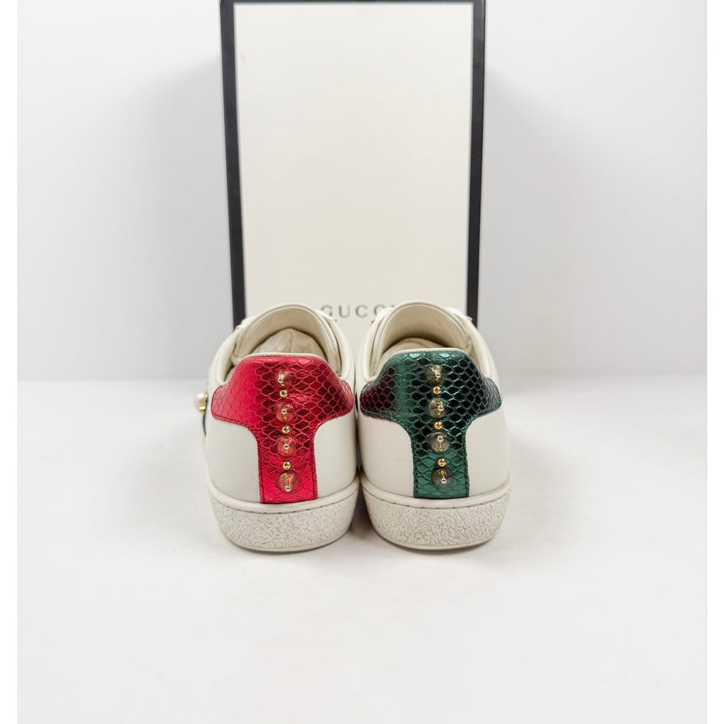 Size 36/6 - Gucci Ace Leather Low Top Womens’s