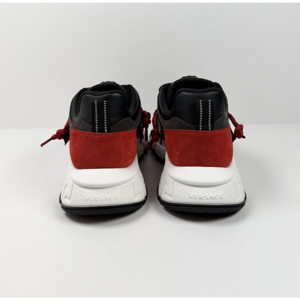 Size 43EU/10US - Versace Trigreca Black Red Sneakers NEW!