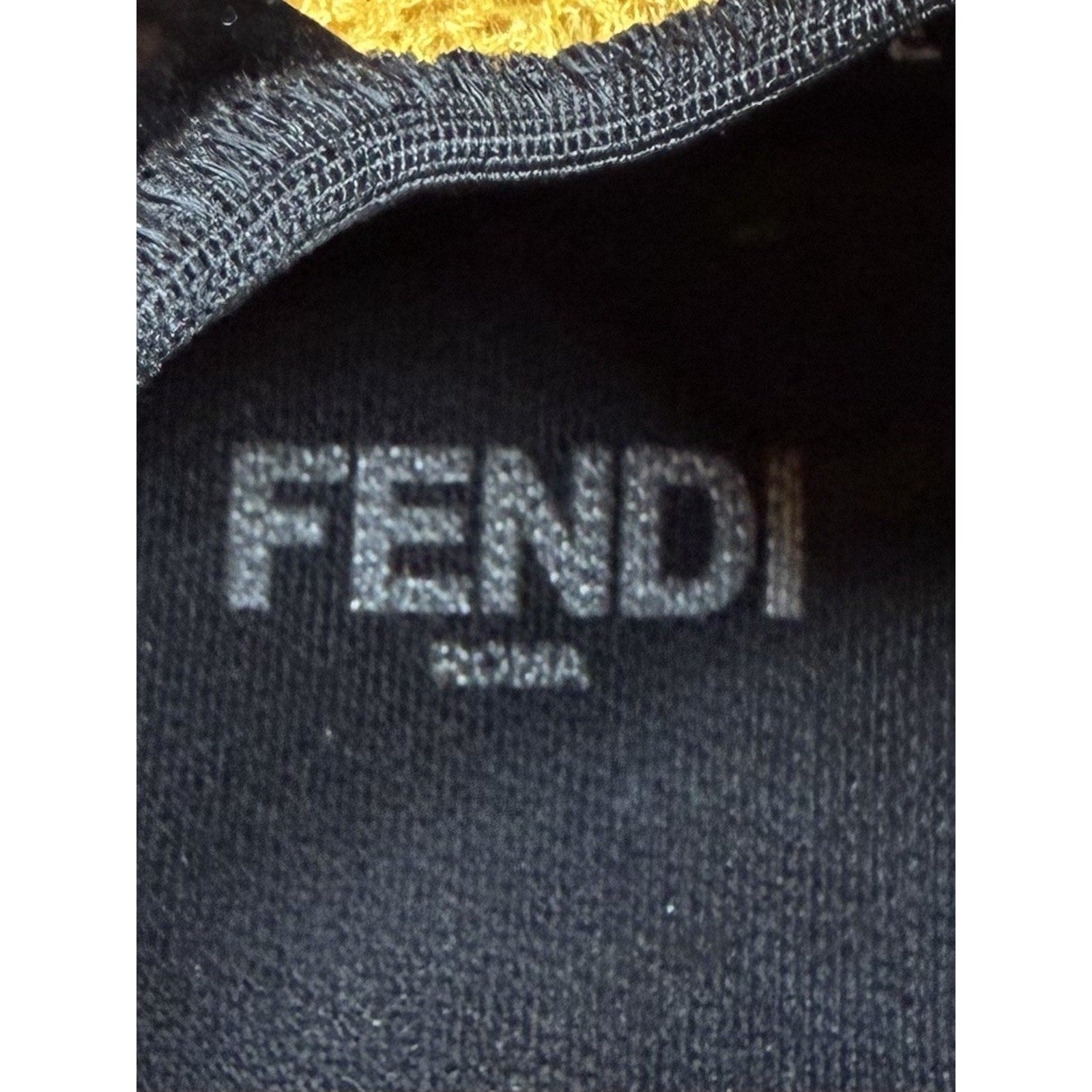 Size 9UK/10US - Fendi Monster Eyes Black Yellow
