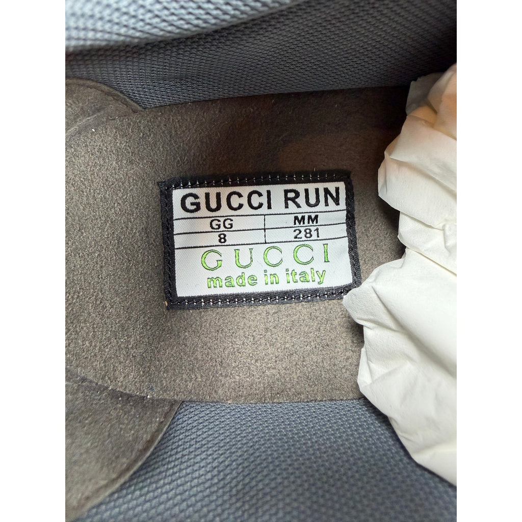 Size 8.5US - Gucci Run Sneaker Blue NEW
