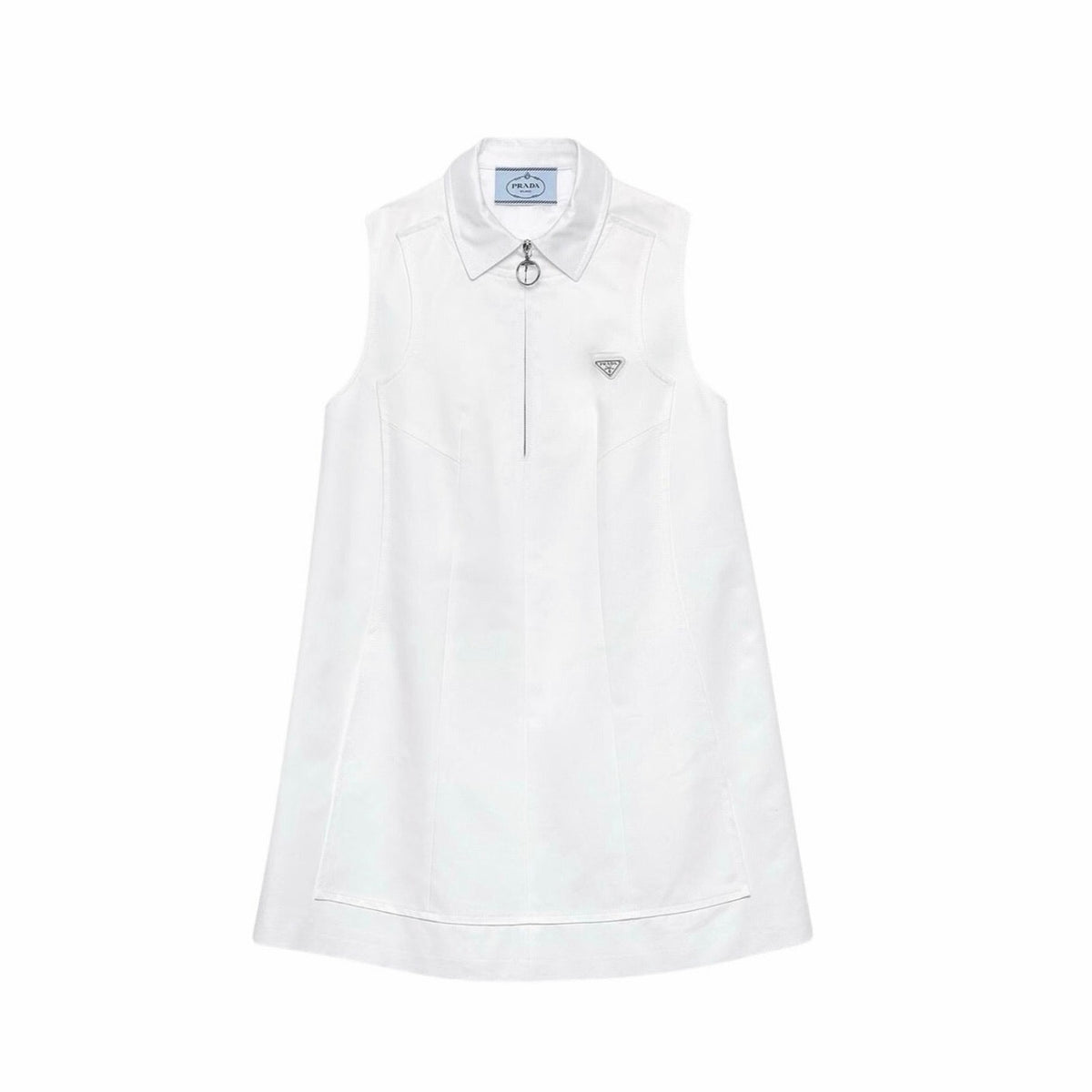 Size 40/US size 4 (S) - Prada Chino Zip Mini Shift Dress NEW