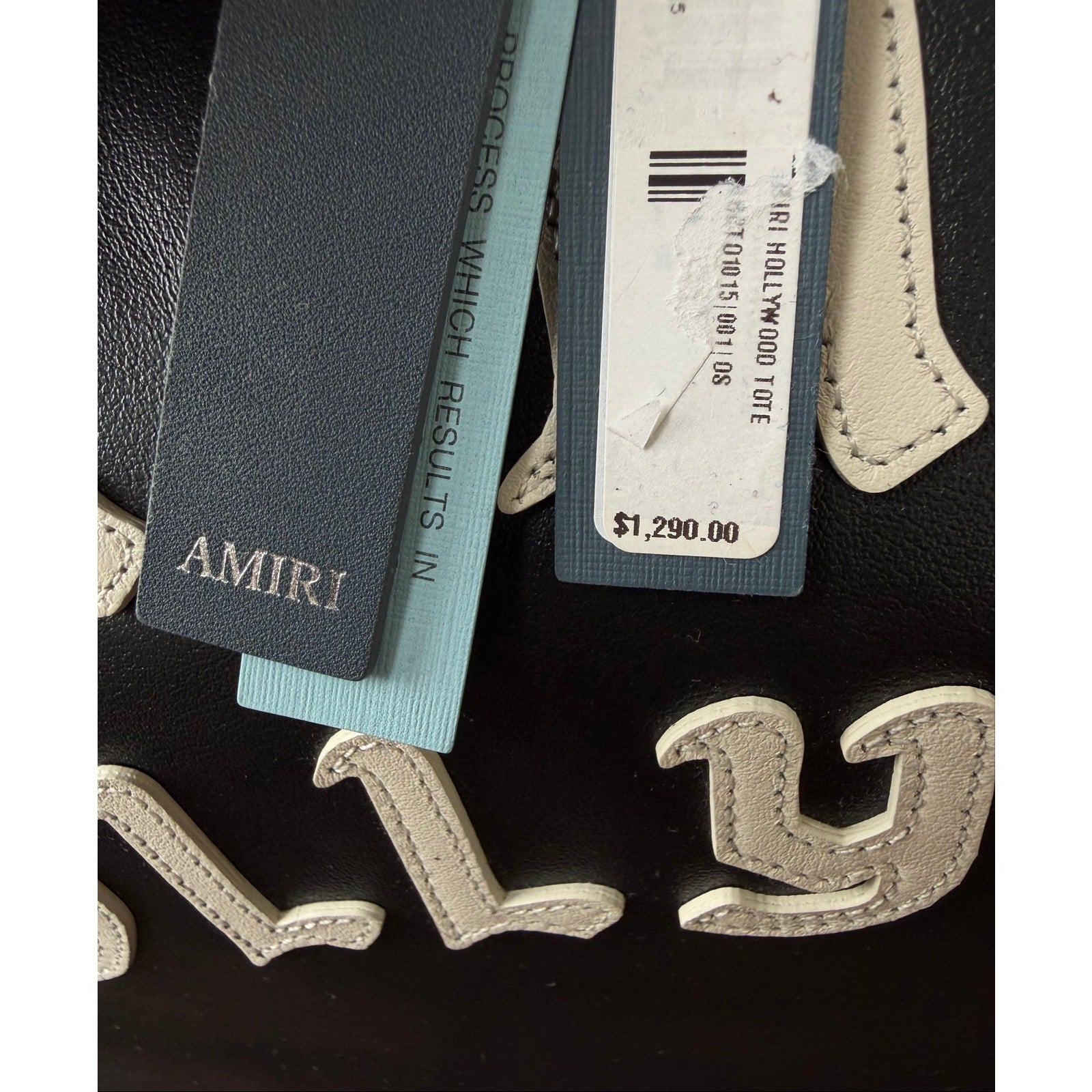 Amiri Hollywood Leather Tote Bag NEW
