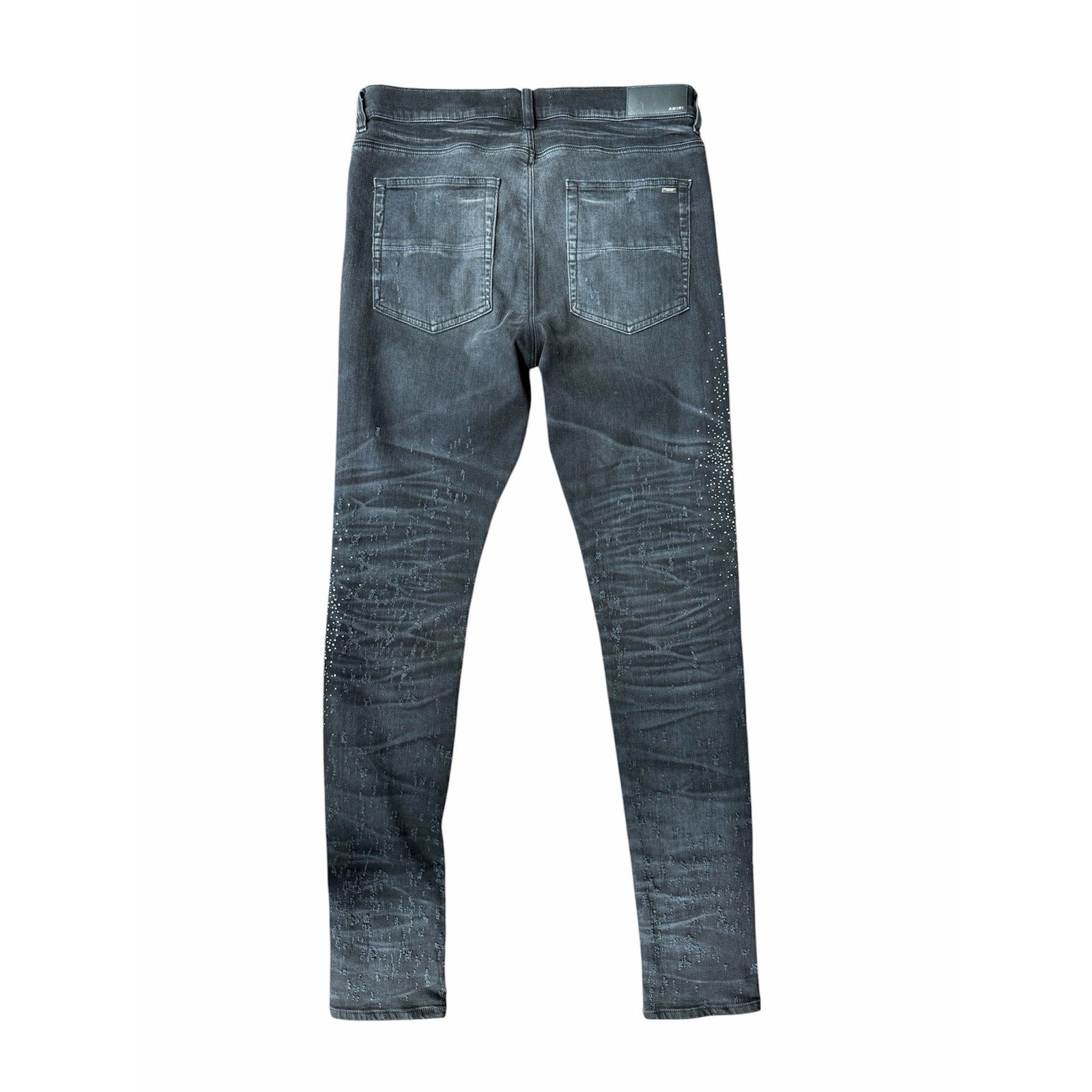Size 36 - Amiri Black Crystal Jeans