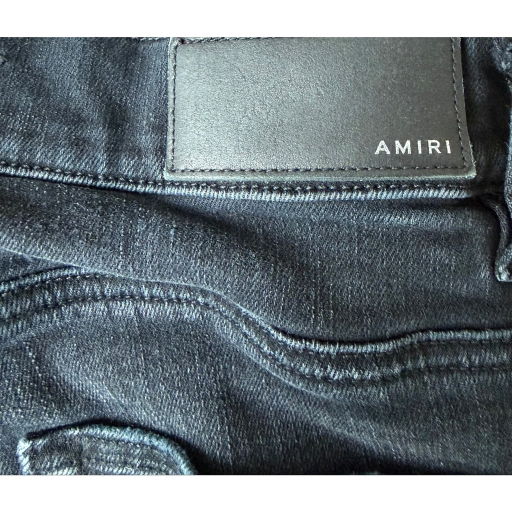 Size 28 - Amiri MX1 Bandana Patch Distressed Jeans