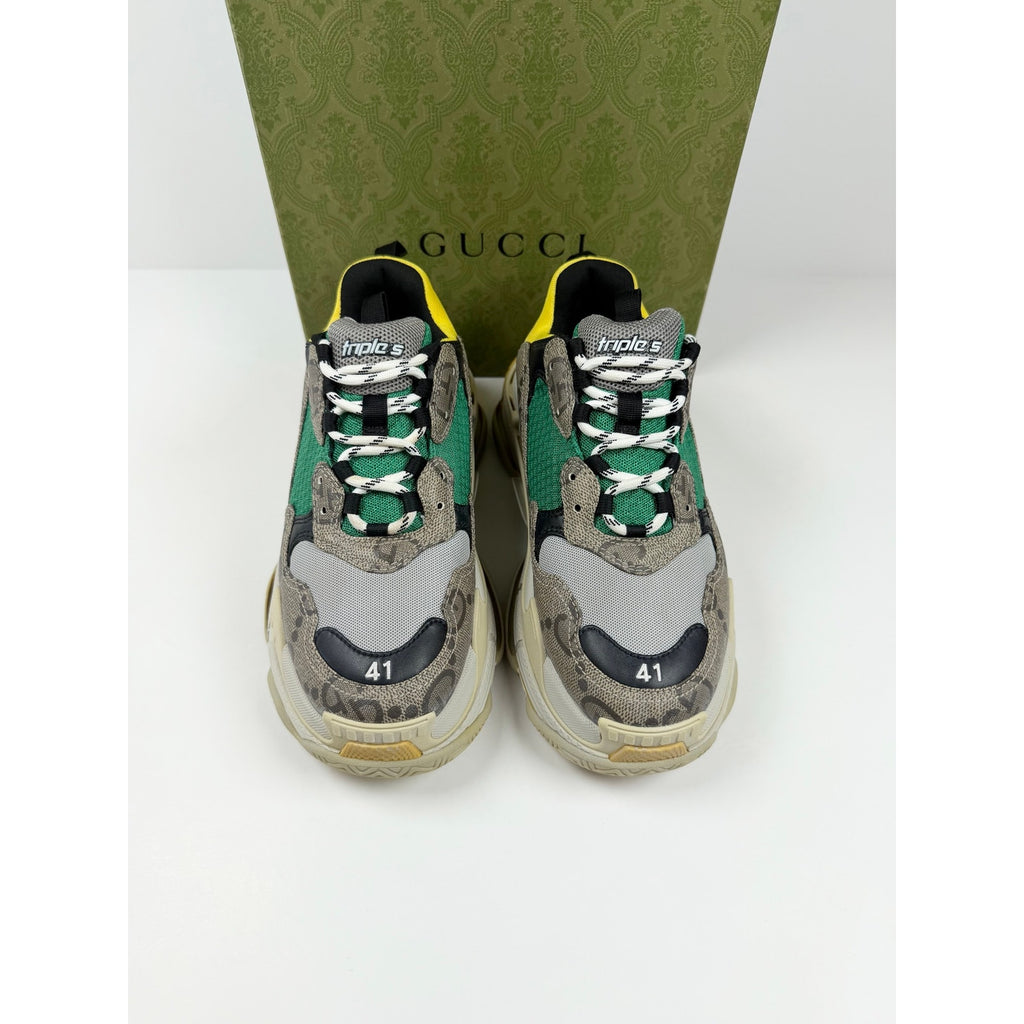 Size 41EU/8US - Gucci X Balenciaga Triple S