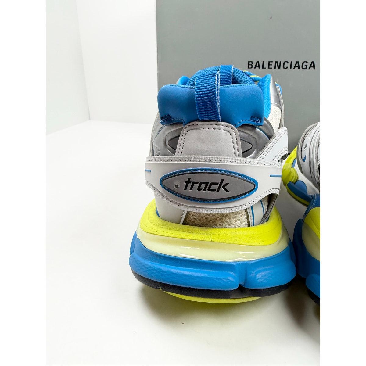 Size 45EU/12US - Balenciaga Track Gray Blue Yellow NEW