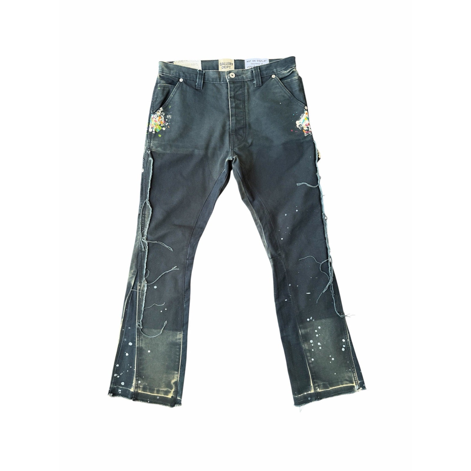 Size 32 - Gallery Dept. Paint Splatter Carpenter Flare Pants