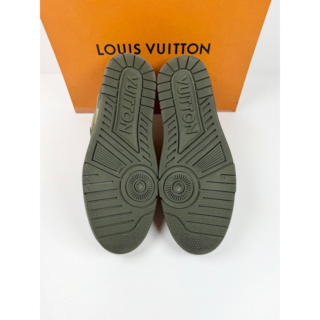 Size 10UK/11US - Louis Vuitton #54 Green Trainers