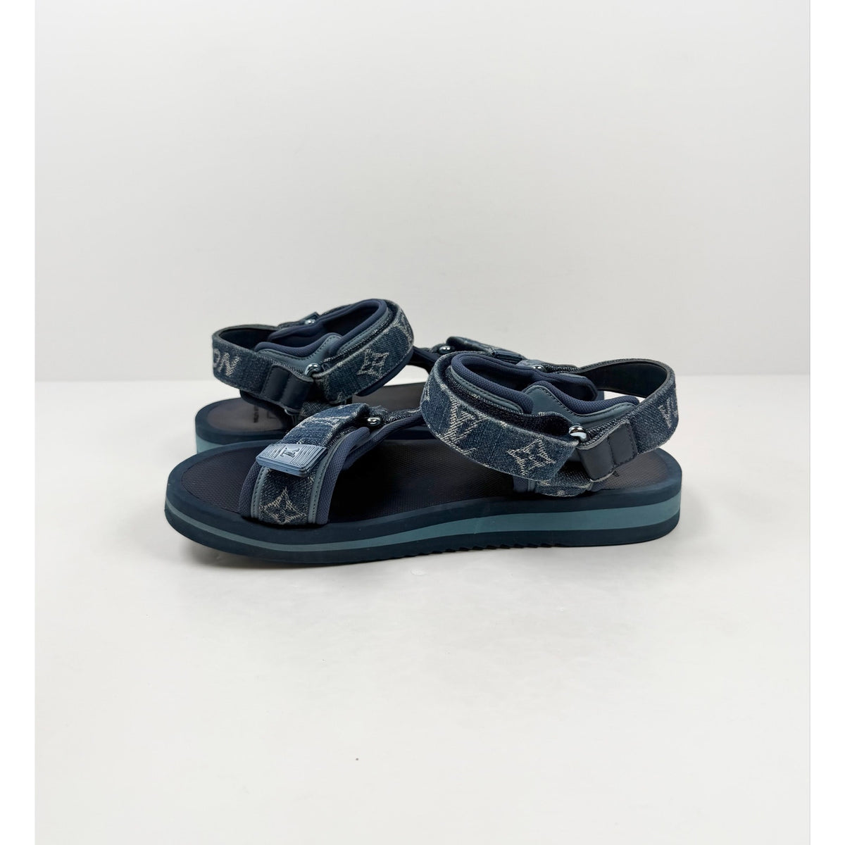 Size 7.5UK/8.5US - Louis Vuitton Panama Denim Sandals