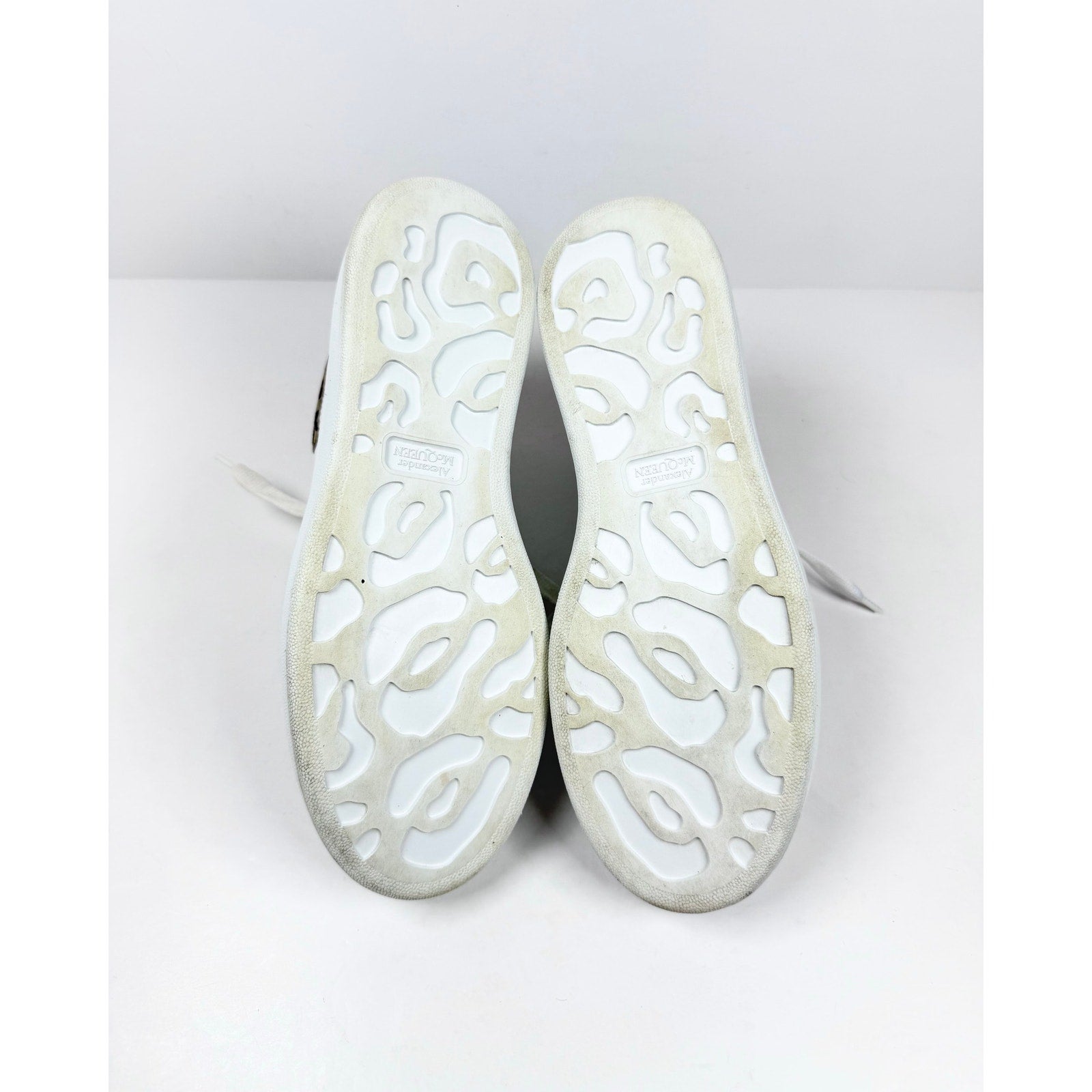 Size 41EU/8US - Alexander McQueen White Leopard