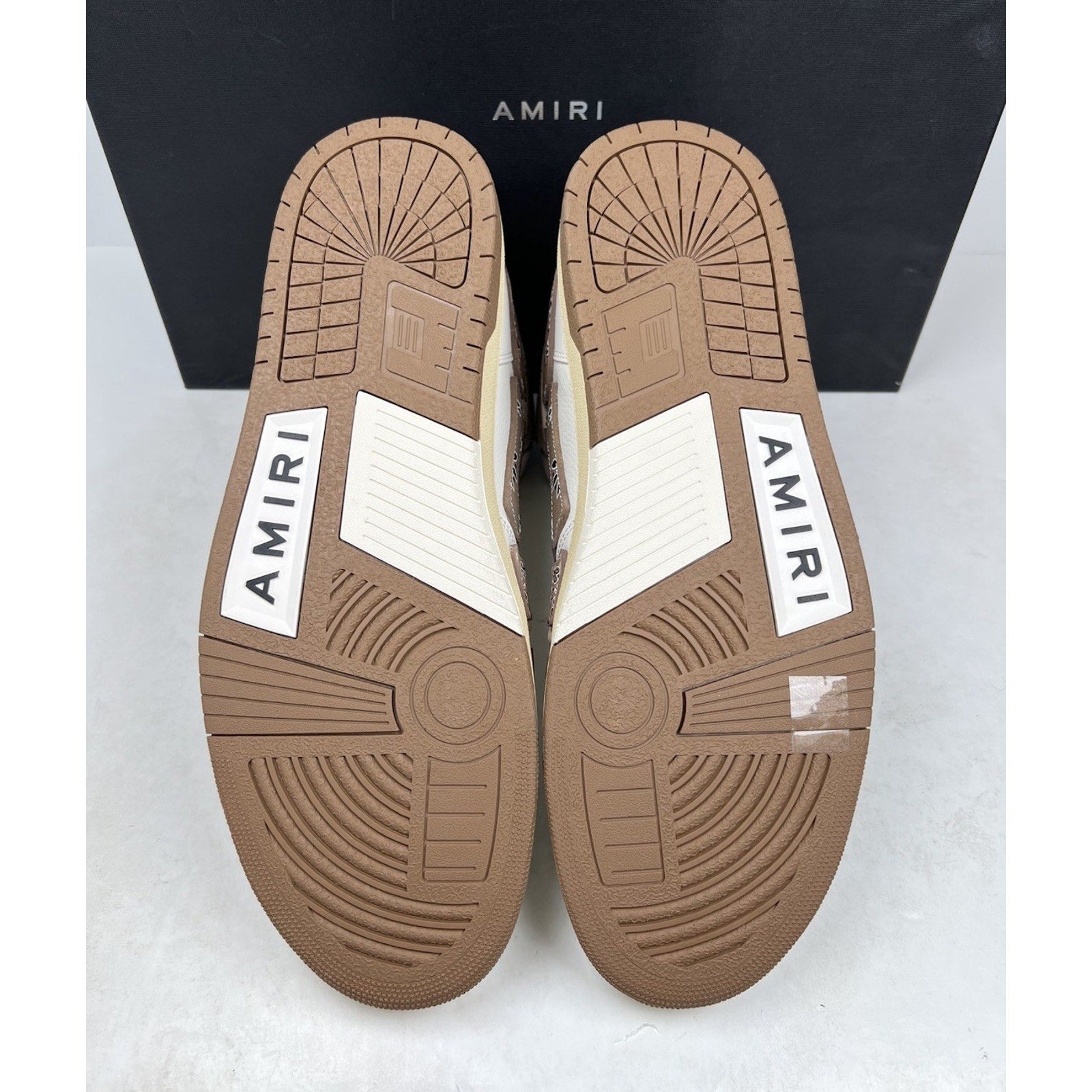 Size 47EU/14US - Amiri Skel Top Hi Bandana Brown NEW