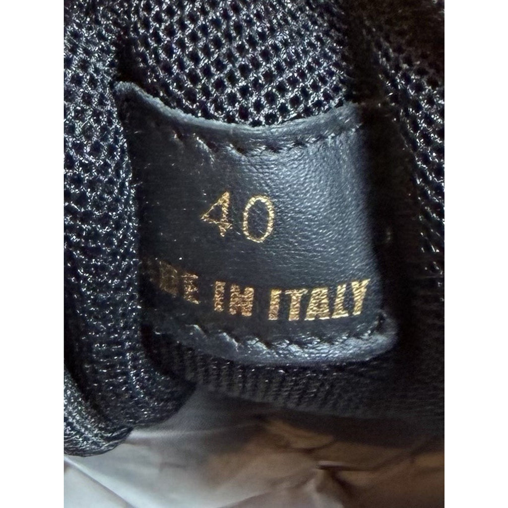 Size 40EU/7US - Versace Chain Reaction Black Sneakers🖤 RETAIL $1K!