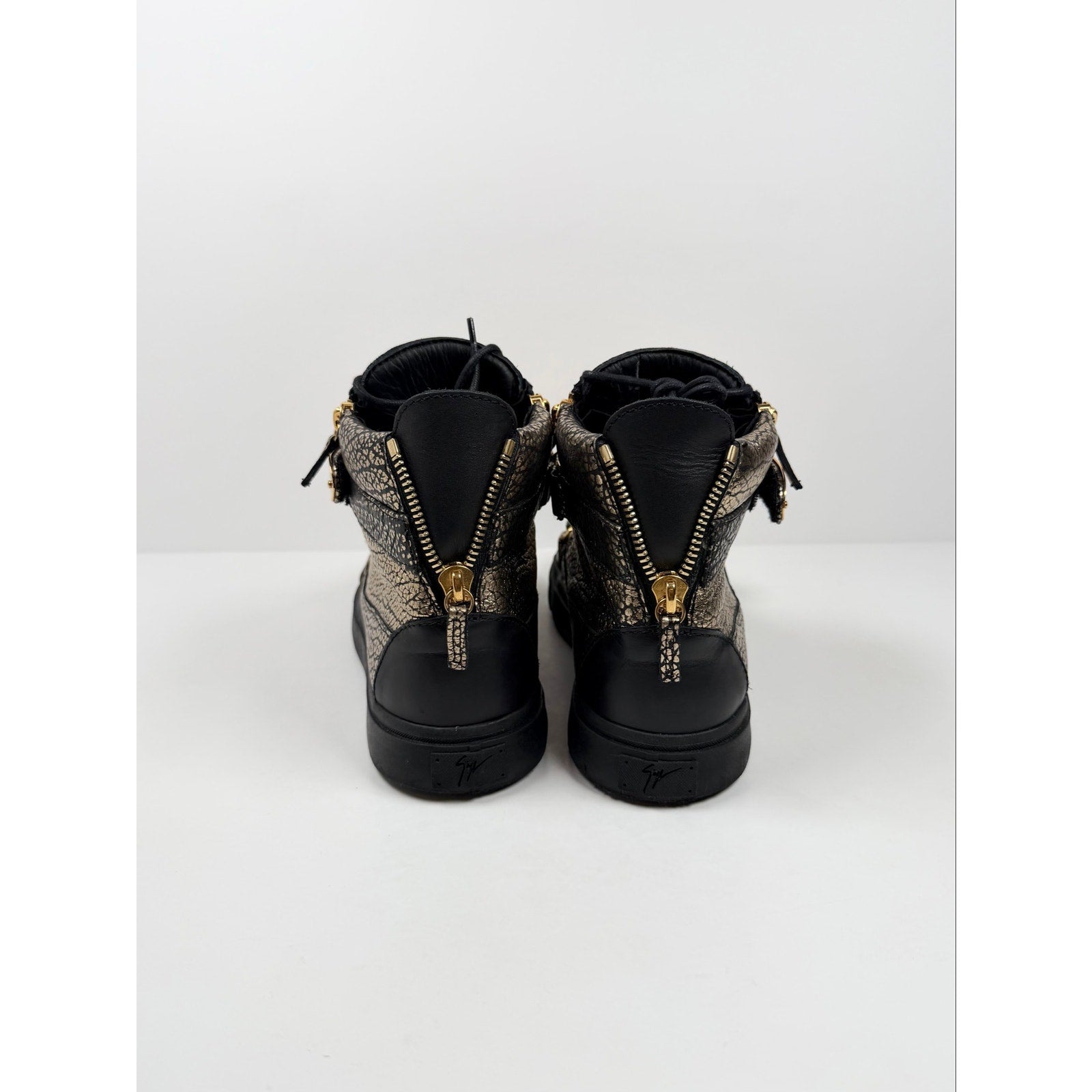 Size 12 - Giuseppe Zanott Metallic High Top