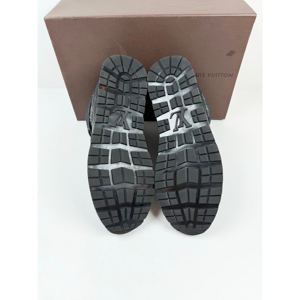 Size 6.5UK/7.5US - Louis Vuitton Black Grey High Top