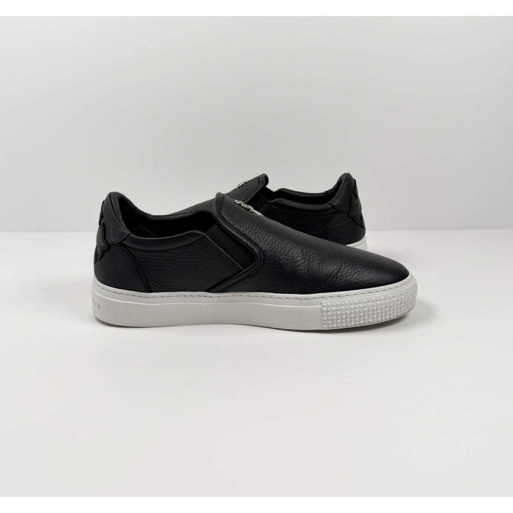 Size 7UK/8US - Chrome Hearts Dagger Leather Slip On