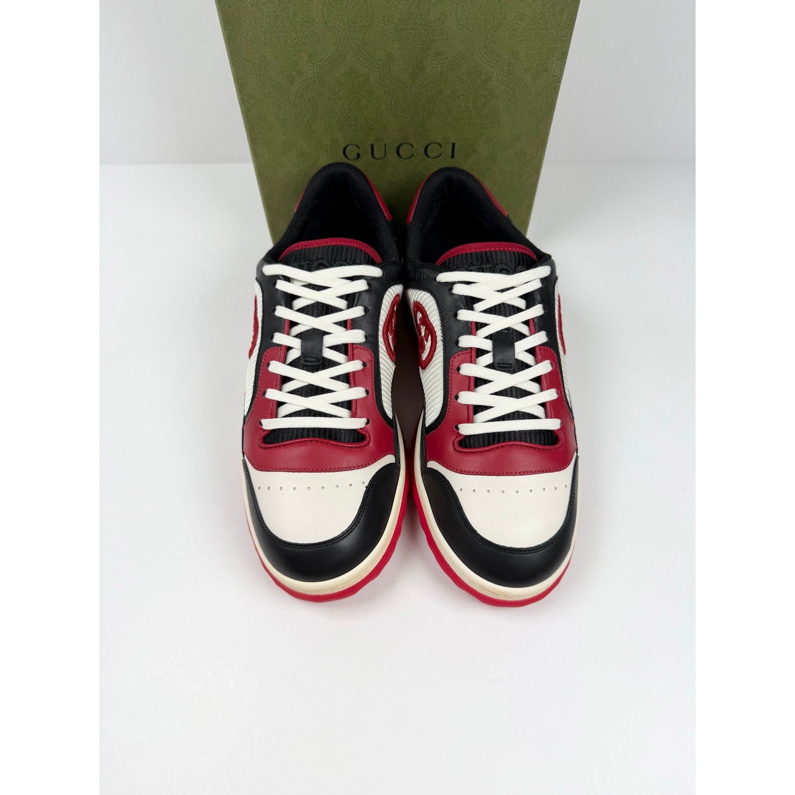Size 7.5US - Gucci MAC80 Leather Sneakers NEW