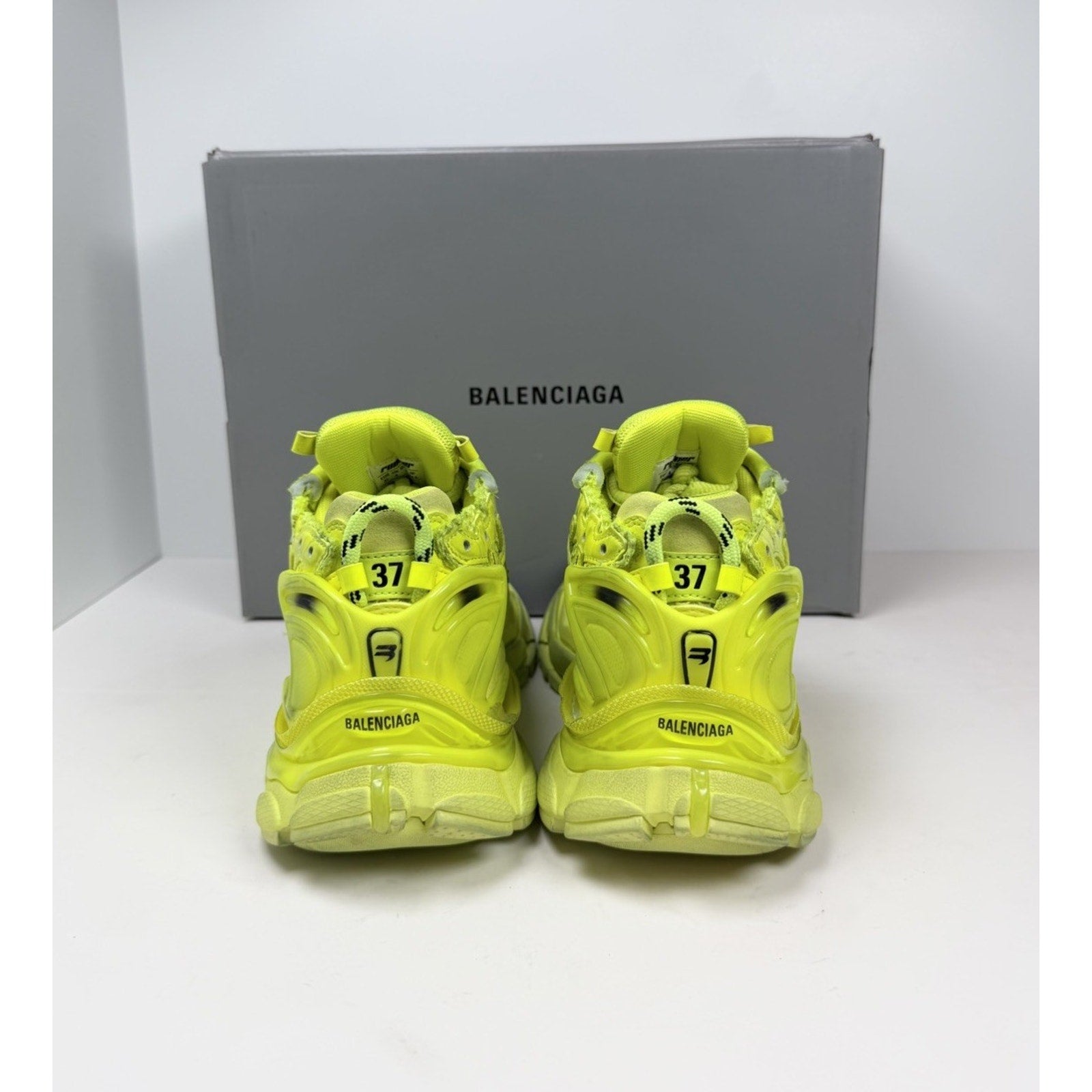 Size 37EU/7W - Balenciaga Runner Fluo Yellow NEW
