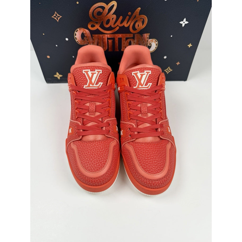 Size 6UK/7US - Louis Vuitton Orange White Trainer NEW!