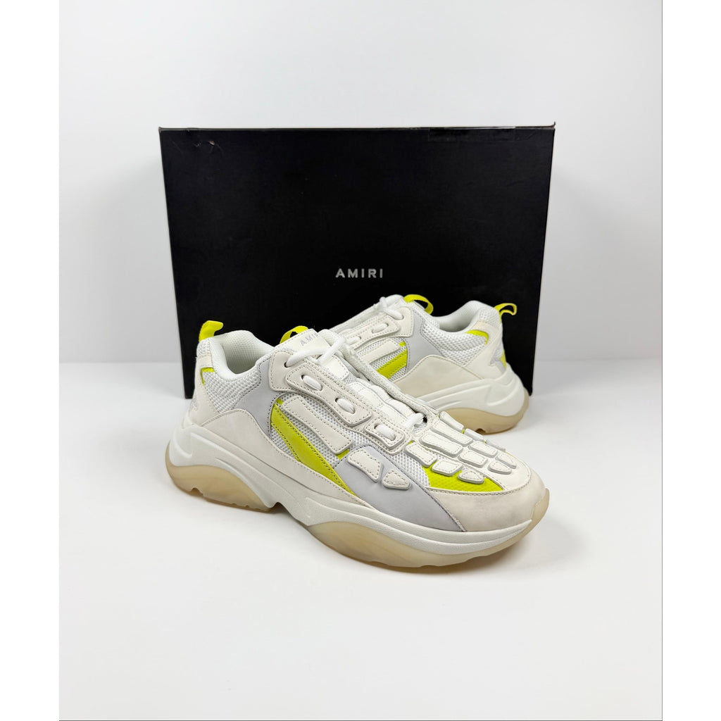 Size 43EU/10US - Amiri Bone Runner White Yellow