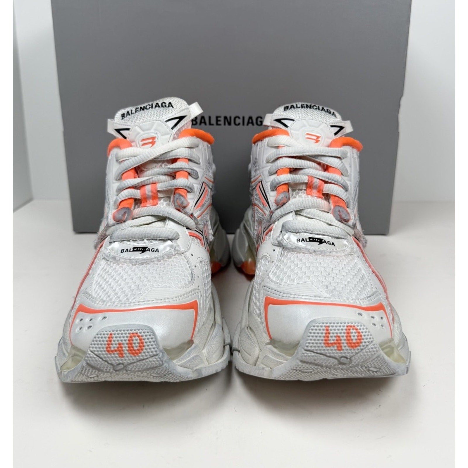 Size 40EU/7US - Balenciaga Runner White/Runner Sneakers NEW
